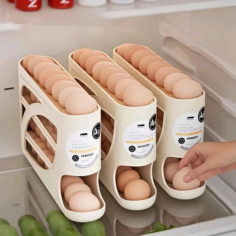 Organizador Rodante de Huevos para Refrigerador