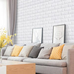 Adhesivo Pared Ladrillo Espuma 3D
