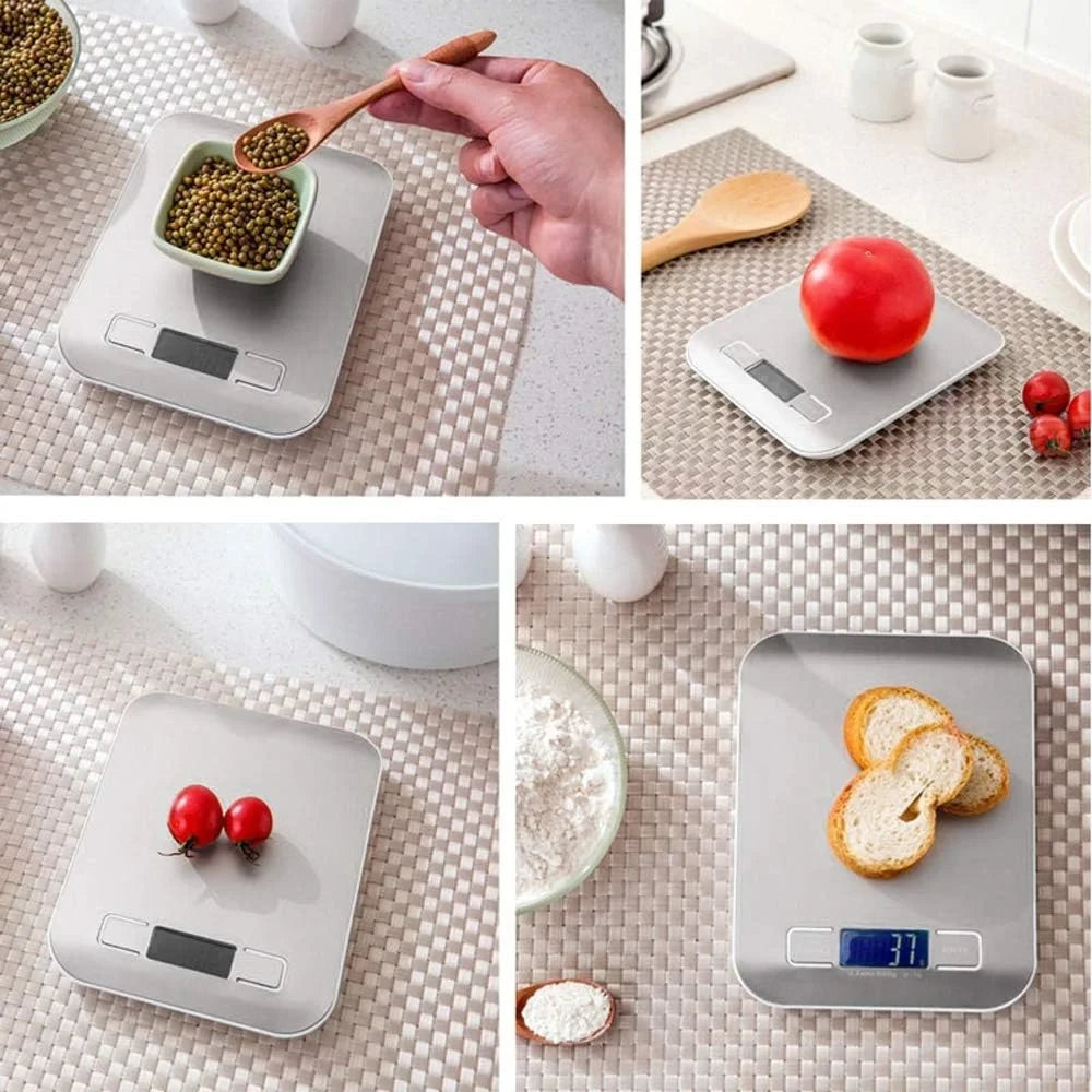 Balanza de Cocina Digital de Acero Inoxidable