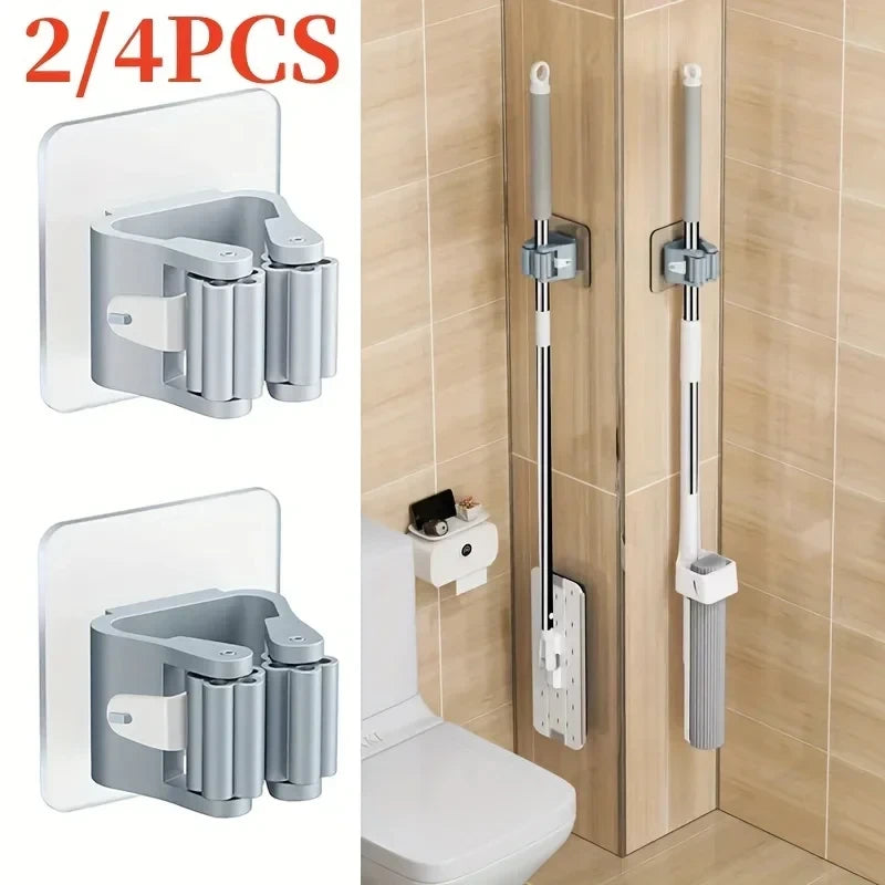 Soporte Adhesivo para Escobas