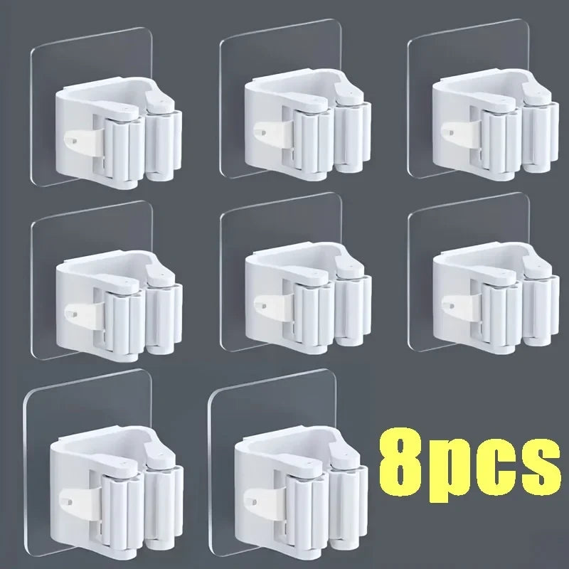 Soporte Adhesivo para Escobas