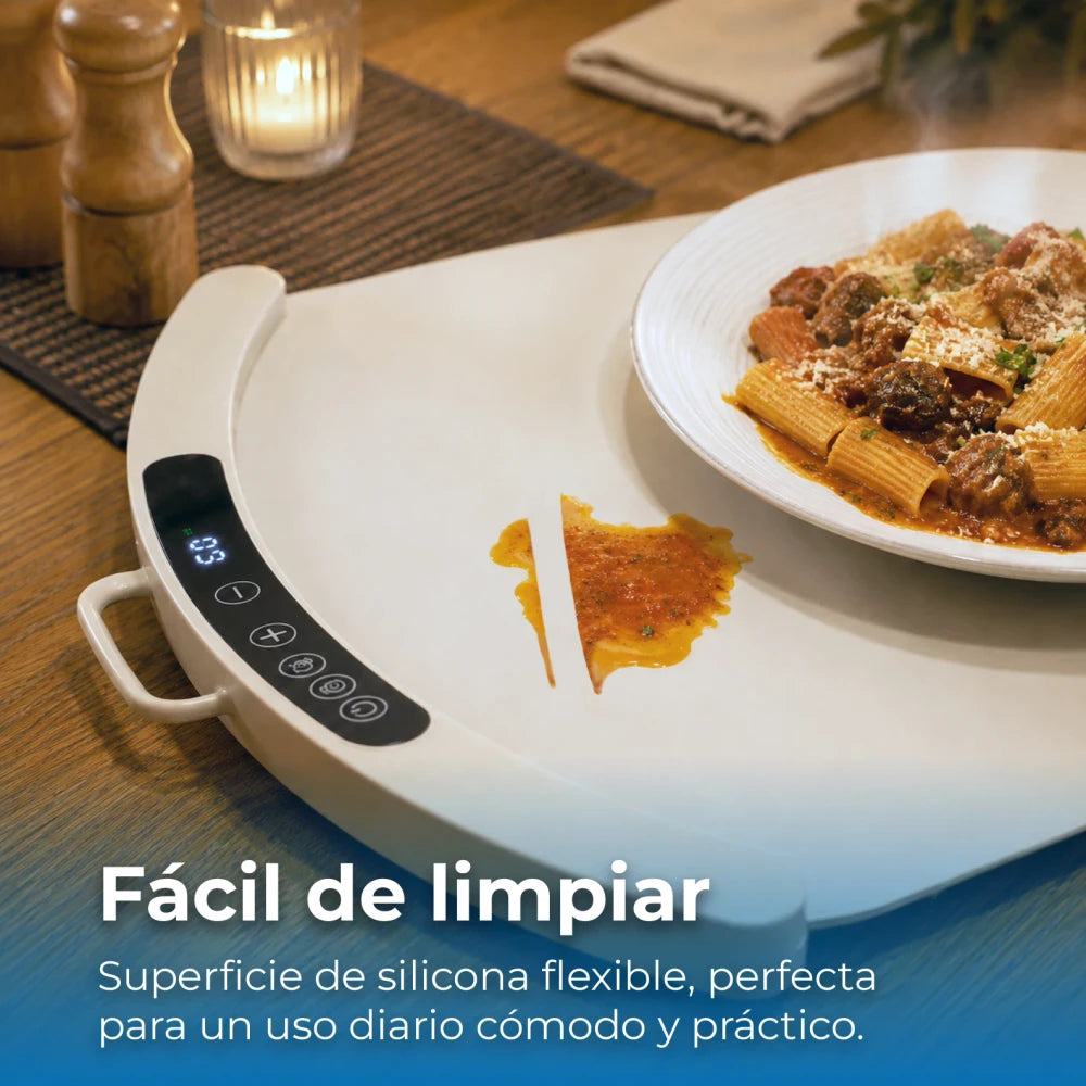 Bandeja Calientaplatos Electrica Flexible de Silicona