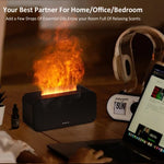 Humidificador Difusor de Aromas con Efecto Llama