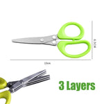 Tijeras de Cocina Multicapa para Hierbas