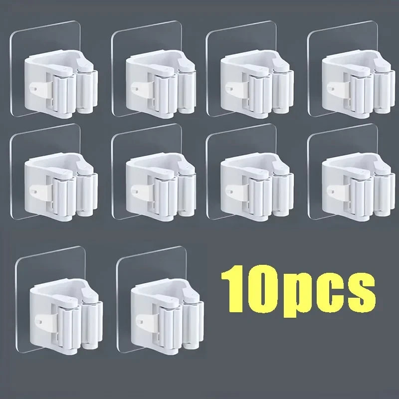 Soporte Adhesivo para Escobas