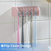 Soporte Adhesivo para Cepillos de Dientes